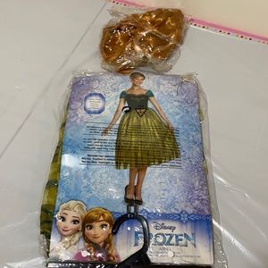 New Halloween costume frozen Anna for adults size Small